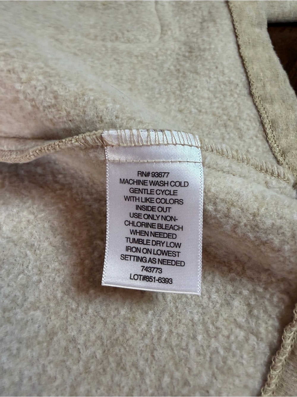 Liz Claiborne Women’s Medium Tan Beige Full Zip Mock Neck Jacket Cotton Blend - Picture 10 of 16